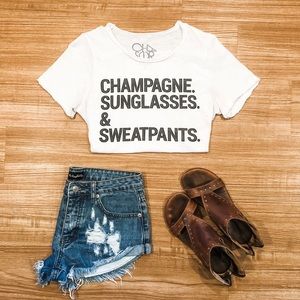 Chaser Champagne Graphic Tee